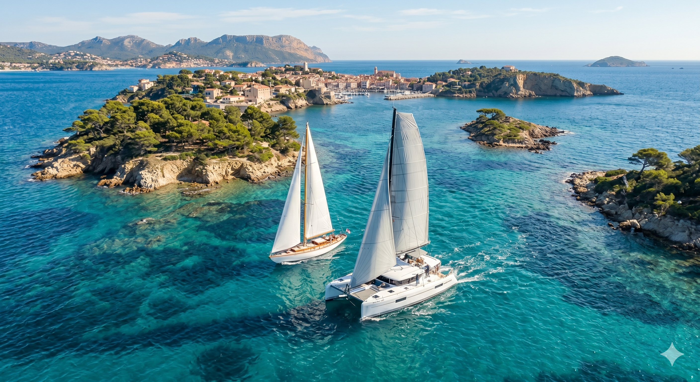 Sailing yachts on New Zealand waters